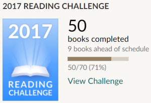 Goodreads Challenge July 2017 2