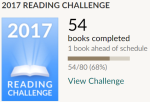 Goodreads Challenge August 2017